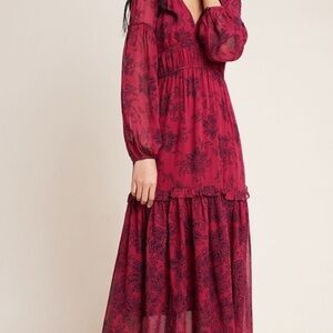 NWT ANTHROPOLOGIE Annabella Maxi Dress
